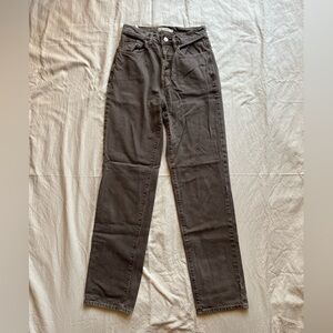 PacSun Light Brown Dad Jeans Straight Leg